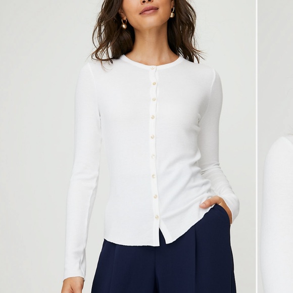 Aritzia Wilfred Ribbed Long-sleeve - Picture 2 of 4